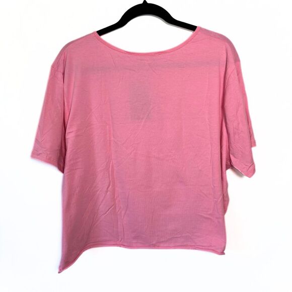 Fashion Nova It’s Not Me It’s You Graphic Short Sleeve Crop T-Shirt - Pink - 3x - Picture 3 of 8